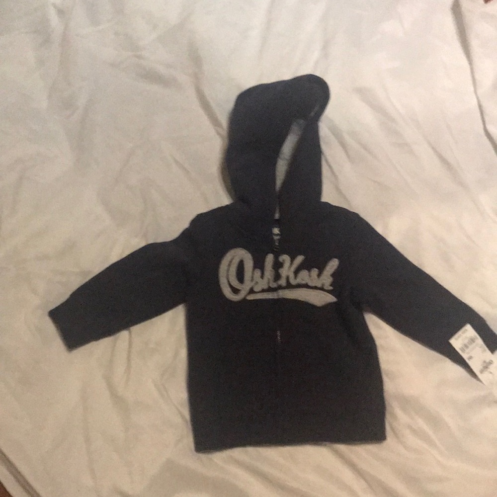 Osh Kosh B’gosh kids navy sweatshirt, Sz 9 mos NWT